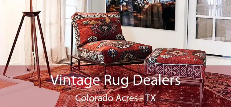  Vintage Rug Dealers Colorado Acres - TX