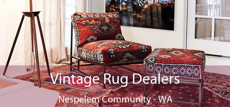 Vintage Rug Dealers Nespelem Community - WA