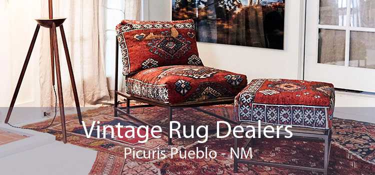 Vintage Rug Dealers Picuris Pueblo - NM