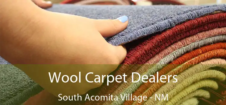  Wool Carpet Dealers South Acomita Village - NM